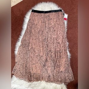 Midi Skirt from TJ Max Pinkish Leopard Print Design Size L